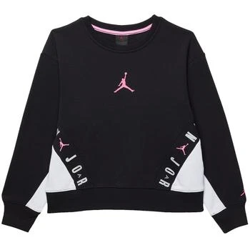 Jordan | Holiday Shine Glitter Crew Sweatshirt (Little Kids/Big Kids) 8.3折