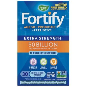 Nature's Way | Fortify Age 50+ 50 Billion Probiotic Vegetable Capsules,商家Walgreens,价格¥222
