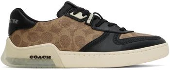 Brown & Black Citysole Court Sneakers,价格$100.75