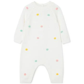 Little Me | Baby Pastel Dots Sweater-Knit Coverall 6折×额外8.5折, 独家减免邮费, 额外八五折