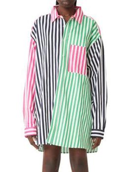 推荐Benny Oversized Striped Shirt商品