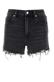 推荐Alexander Wang Frayed Edge Denim Shorts商品