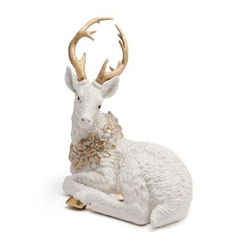 商品Fitz and Floyd | Bonita Resting Deer Figurine, 10.5-inch,商家Macy's,价格¥2151图片