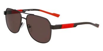 Calvin Klein | Dark Brown Navigator Men's Sunglasses CK23103S 009 57 2折, 满$200减$10, 满减