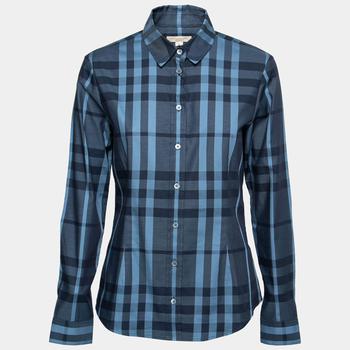 Burberry Brit Blue Nova Check Cotton Long-Sleeve Shirt M product img