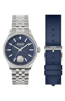 Versace | Versace Men's 3-Hand Convertible Bracelet Watch, 45mm,商家Nordstrom Rack,价格¥1074
