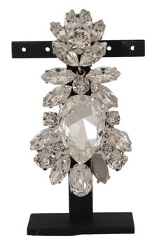 Dolce & Gabbana | Dolce & Gabbana White Large Baroque Crystal  Brooch,商家SEYMAYKA,价格¥2860