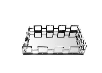 商品Classic Touch Decor | Square Shaped Mirror Tray with Modern Design,商家Premium Outlets,价格¥831图片