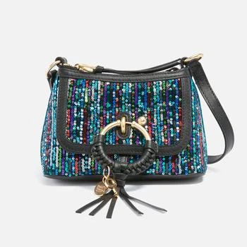 推荐See By Chloé Joan Sequinned Leather Mini Crossbody Bag商品