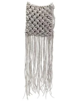推荐GIUSEPPE DI MORABITO Crochet Shoulder Bag商品