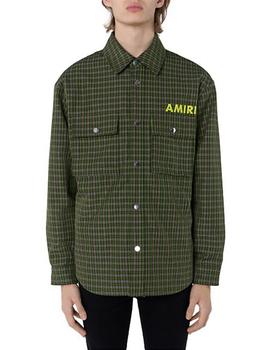 amiri衬衫, AMIRI | Plaid Logo Overshirt商品图片 