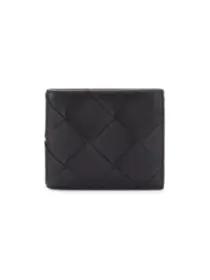 product Woven-Design Bi-Fold Leather Wallet image