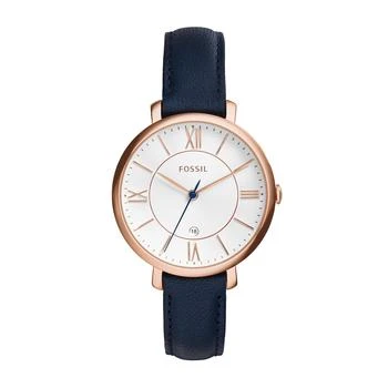 Fossil | Jacqueline Three-Hand Leather Watch 6.1折起, 独家减免邮费