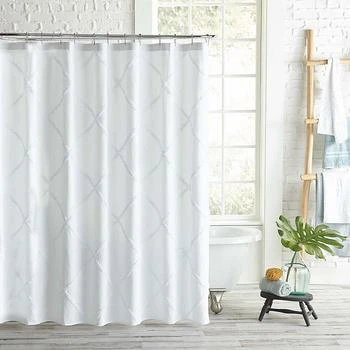 Peri Home | Lattice Shower Curtain,商家Bloomingdale's,价格¥277