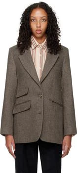 ANINE BING | Brown Raquelle Blazer 