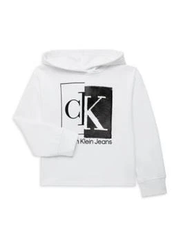 Calvin Klein | ​Girl’s Split Box Monogram Hoodie 5.4折