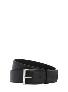 gucci皮带, Gucci | 4cm Gg Embossed Leather Belt商品图片 