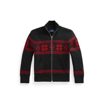 商品Little Boys Fair Isle Reversible Cotton Full-Zip Sweater图片