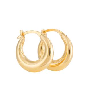 商品Sophie Buhai | Essential Small 18kt gold vermeil hoop earrings,商家MyTheresa,价格¥2454图片