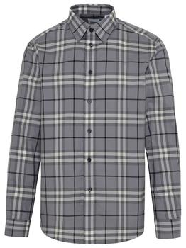 burberry短袖上海, Burberry | Burberry Checked Long-Sleeved Shirt商品图片 8.6折