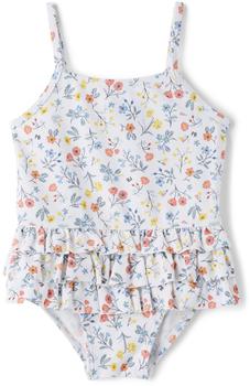 商品白色 Floral Print 婴儿连体泳衣,商家SSENSE CN,价格¥475图片