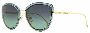 Longines | Longines Women's Butterfly Sunglasses LG0010H 84W Transparent Blue  56mm 2折