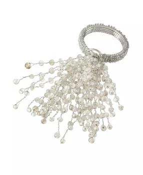 Saro Lifestyle | Beaded Spray Design Napkin Ring, Set of 4,商家Macy's,价格¥172
