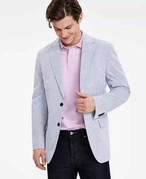 Tommy Hilfiger | Men's Modern-Fit Seersucker Sport Coat,商家Macy's,价格¥281