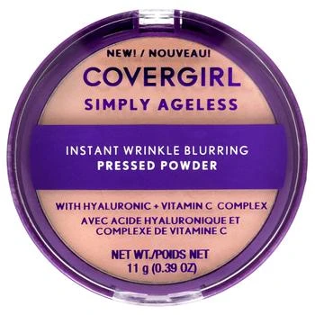 Covergirl | CoverGirl Simply Ageless Instant Wrinkle Blurring Pressed Powder - 240 Natural Beige For Women 0.39 oz Powder,商家Premium Outlets,价格¥101