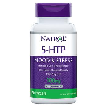 Natrol | 5-HTP 100 mg Double Strength Capsules商品图片,第2件5折, 独家减免邮费, 满免