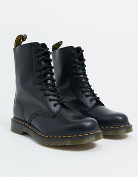 Dr. Martens | Dr Martens 1490 10-eye boots in black商品图片,