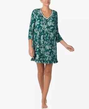 Ellen Tracy | Women's Printed V-Neck Chemise,商家Macy's,价格¥361