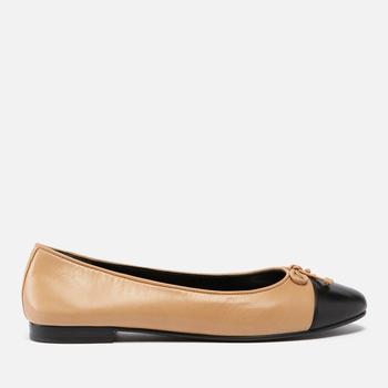 TORY BURCH WOMEN'S LEATHER BALLET FLATS