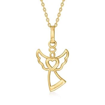 Canaria Fine Jewelry | Canaria 10kt Yellow Gold Angel With Heart Pendant Necklace,商家Premium Outlets,价格¥841