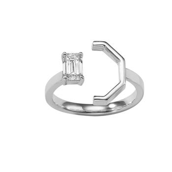 商品AME | Âme Angles 18K White Gold, Lab-Grown Diamond 0.68ct. tw. Open Ring Sz. 6,商家Premium Outlets,价格¥13688图片