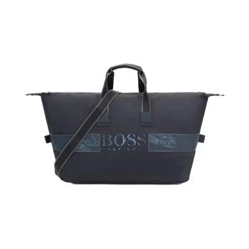 推荐HUGO BOSS 男士黑色多元安纤维旅行包 50454195-409商品