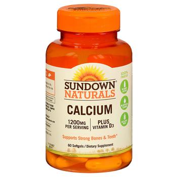 商品Sundown Naturals | Liquid-Filled Calcium, Softgels,商家Walgreens,价格¥55图片