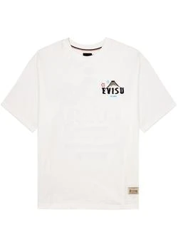 Evisu | Logo-print cotton T-shirt 独家减免邮费