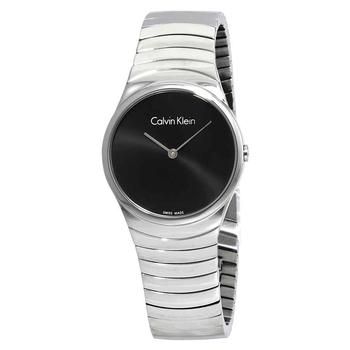 手表女ck精选, Calvin Klein | Whirl Black Dial Stainless Steel Ladies Watch K8A23141商品图片 1.8折