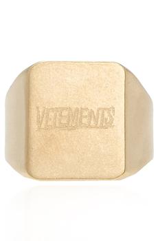 推荐Vetements Logo-Engraved Ring商品