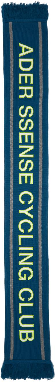 ADER error, ADER error | SSENSE Exclusive Blue ASCC Sports Scarf商品图片 