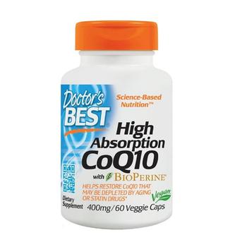 商品Doctors Best Vitamins | Doctors Best High Absorption CoQ10 with BioPerine 400 mg Veggie Capsules, 60 Ea,商家MyOTCStore,价格¥256图片