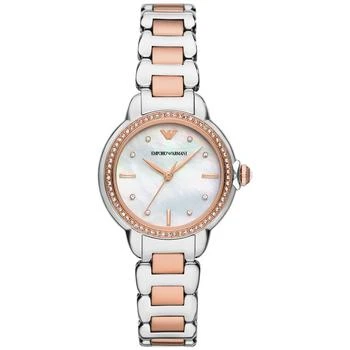 Emporio Armani | Women's Two-Tone Stainless Steel Bracelet Watch 32mm 独家减免邮费