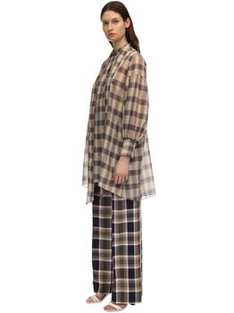 Rokh | Cotton Voile Mini Shirt Dress商品图片,4.4折