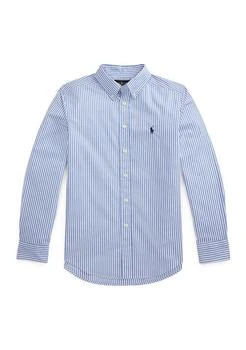 Ralph Lauren | Boys 8-20 Striped Cotton Poplin Shirt,商家Belk,价格¥312