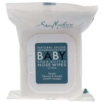 商品Shea Moisture | Shea Moisture K-BB-1107 Natural Saline Fragrance-Free Baby Shea Butter Nose Wipes for Kids - 30 Piece,商家Premium Outlets,价格¥124图片