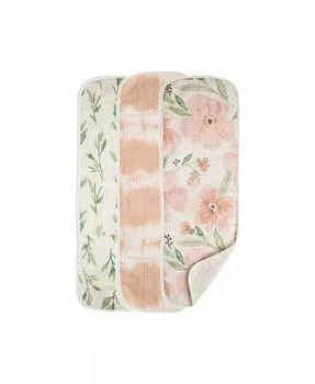 Crane Baby | Baby Girls Parker Burp Cloths, Pack of 3,商家Macy's,价格¥221