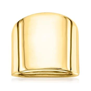 Ross-Simons | Italian 14kt Yellow Gold Wide Polished Ring,商家Premium Outlets,价格¥5712