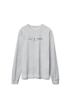 Alexander Wang | LONG-SLEEVE COLORFUL LOGO TEE IN JERSEY商品图片,5.9折