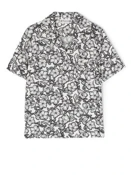 推荐Bonpoint Shirt With Black Flower Print商品